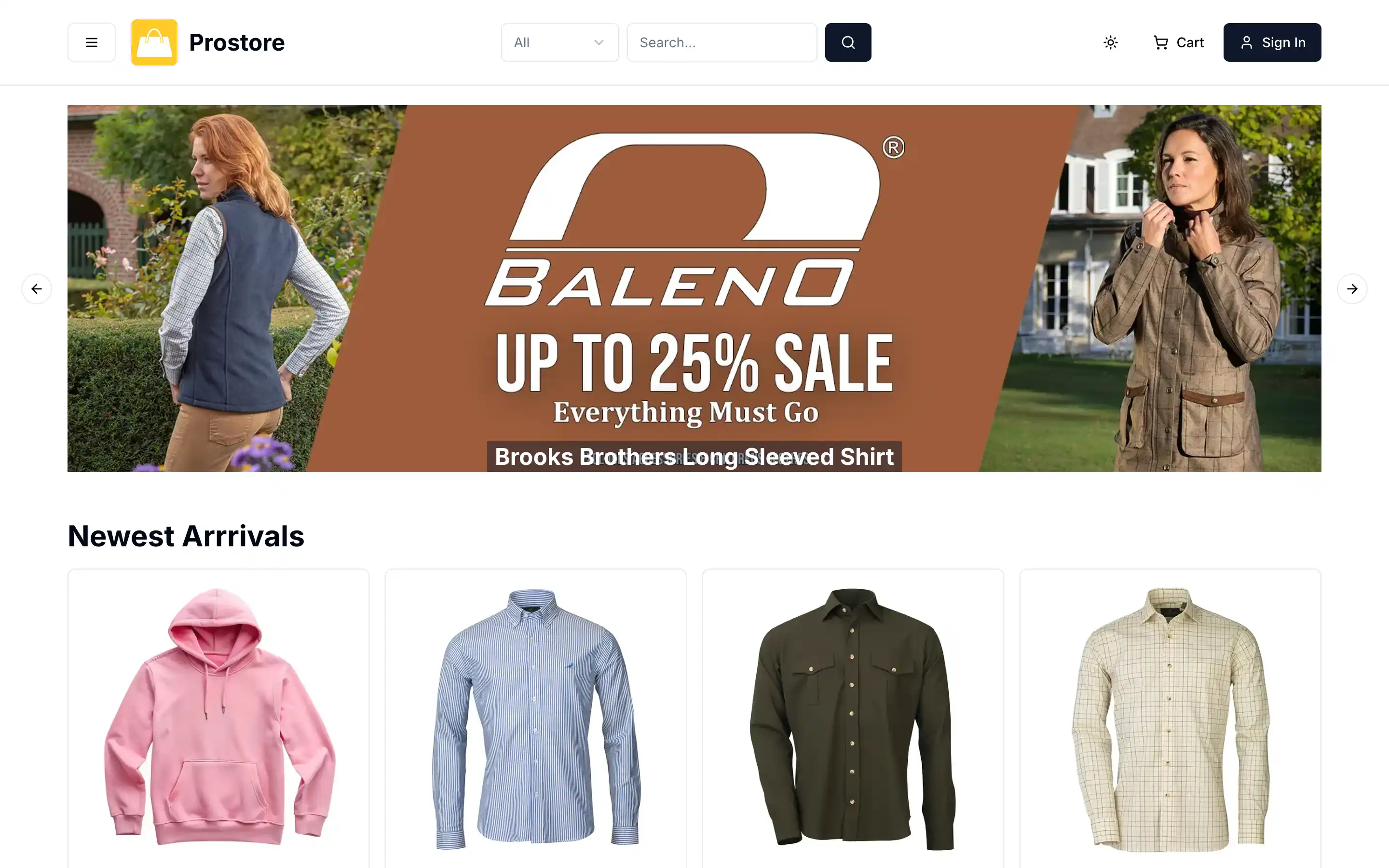 An image of the Prostore project.